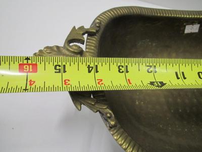 Vintage Solid Brass Bathtub Soap Dish Approx 16" x 9" x 4 1/2"