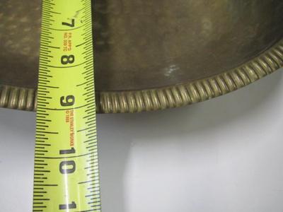 Vintage Solid Brass Bathtub Soap Dish Approx 16" x 9" x 4 1/2"