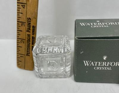 Waterford Crystal Child’s Block Keepsake new in box