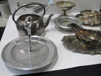 Assortment Of Silver Plated Serving Dishes