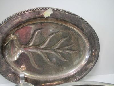 Assortment Of Silver Plated Serving Dishes