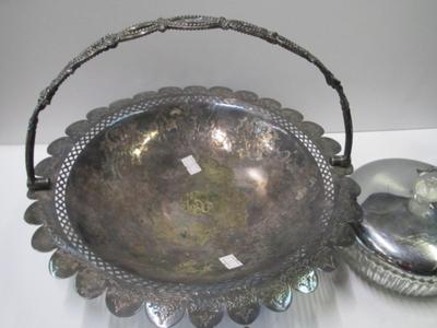 Assortment Of Silver Plated Serving Dishes