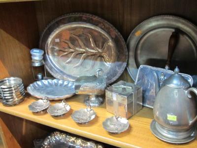 Assortment Of Silver Plated Serving Dishes