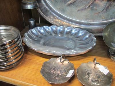 Assortment Of Silver Plated Serving Dishes