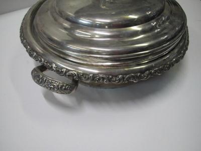 Vintage Meriden B. Company Silverplate Lidded Serving Casserole Dish