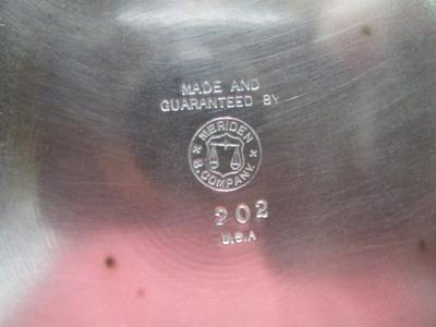 Vintage Meriden B. Company Silverplate Lidded Serving Casserole Dish