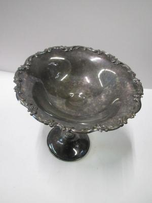 Vintage Alvin Silverplate RC 1566 Footed Compote Dish
