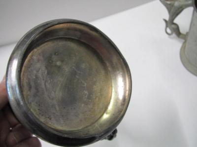 Female Handled Mug & Leonard Eales English Pewter Glass Mug
