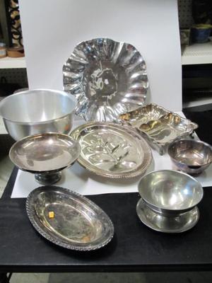 Collection Of Silver Plated Serving Dishes