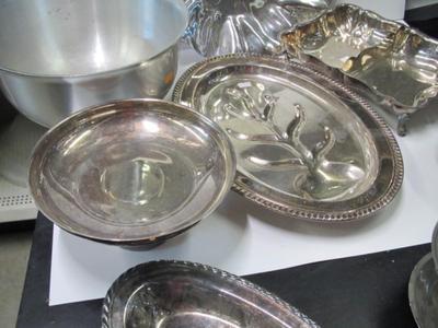 Collection Of Silver Plated Serving Dishes