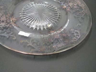 10" Silver Overlay Serving Plate