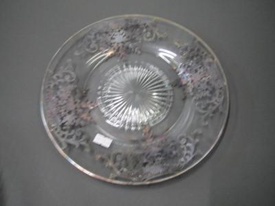 10" Silver Overlay Serving Plate
