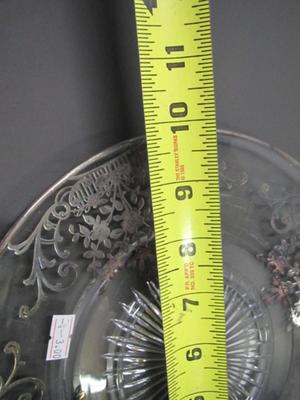 10" Silver Overlay Serving Plate
