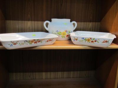 Sweet Flowers Stoneware Wildflower Dishes