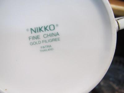 Vintage Assortment Of China Dishes Eggshell Nautilus Nikko Gold Filigree JC Penney Embassy USA