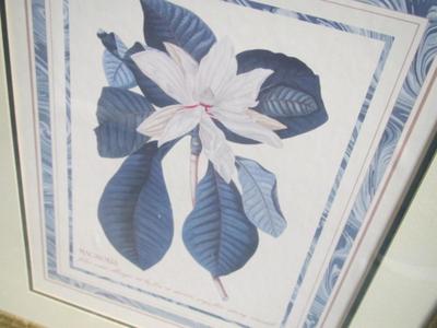 Framed Magnolia Prints Approx 28" x 23 1/2"