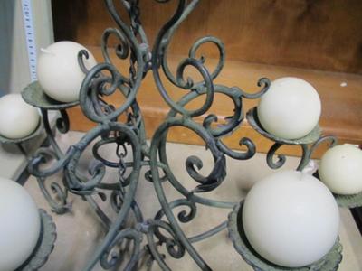 Cast Iron Candle Candelabra