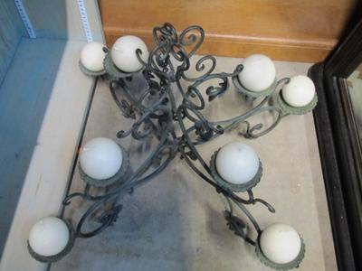 Cast Iron Candle Candelabra
