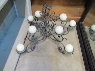 Cast Iron Candle Candelabra