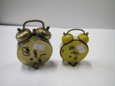 Vintage Linden & Over Ocean West Germany Alarm Clocks