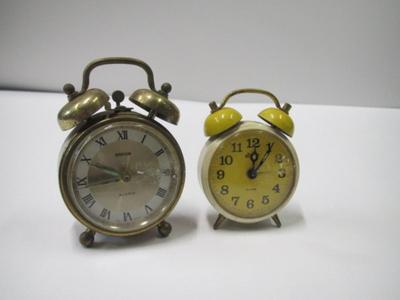 Vintage Linden & Over Ocean West Germany Alarm Clocks