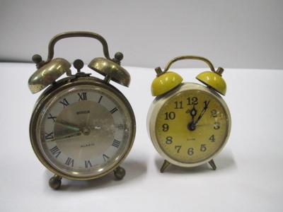 Vintage Linden & Over Ocean West Germany Alarm Clocks