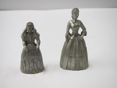 Vintage Metal Figures Clown & Women