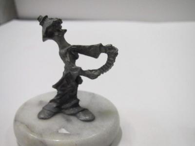 Vintage Metal Figures Clown & Women