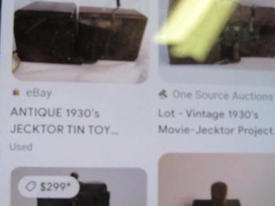 Antique 1930's Jecktor Tin Toy
