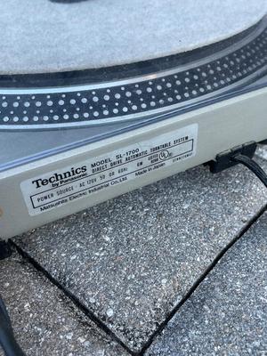 Vintage Technics by Panasonic Brand SL-1700 Model Direct Drive Turntable 1406304