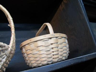 Assortment Of Wicker Baskets & Doll Chair 1 - Longaberger Basket