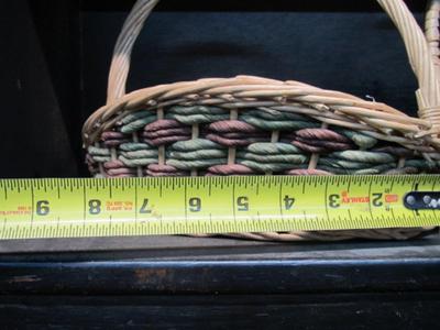 Assortment Of Wicker Baskets & Doll Chair 1 - Longaberger Basket
