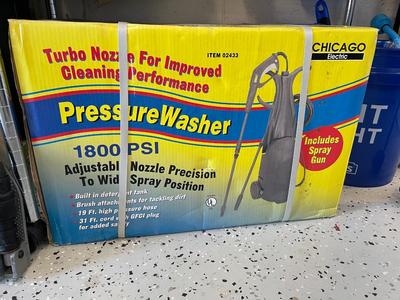 Chicago Electric 02433 Pressure Washer, 1800-PSI, Electric