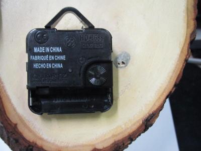 Hand Painted Battery Operated Clock On Wood