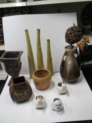 Assortment Of Vases & Pots
