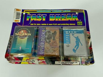 Fast Break Collectible Basketball Cards - sealed in package
