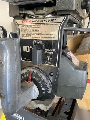 Craftsman 10” Radial Saw