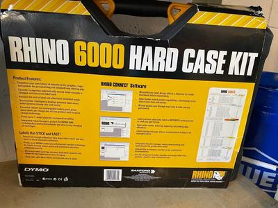 Rhino 6000 label maker kit