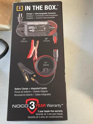 Noco Genius 5 battery charger and maintainer