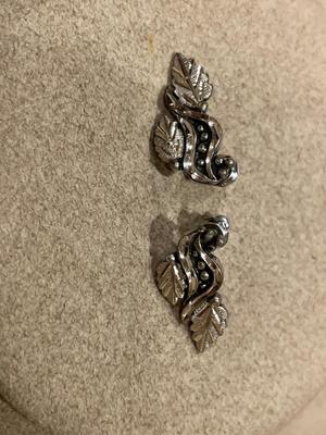 BHS earrings and Gusterman Sterling pendant