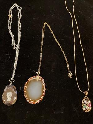 3 unique pendant necklaces