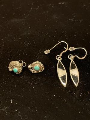 Sterling native earrings