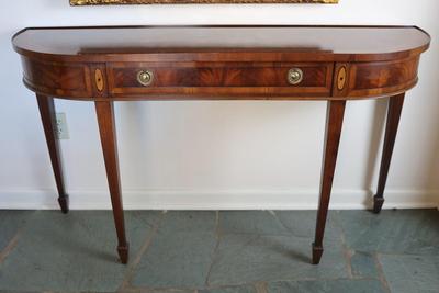 HEKMAN Solid Mahogany One Drawer Sofa Table