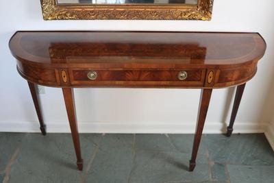 HEKMAN Solid Mahogany One Drawer Sofa Table