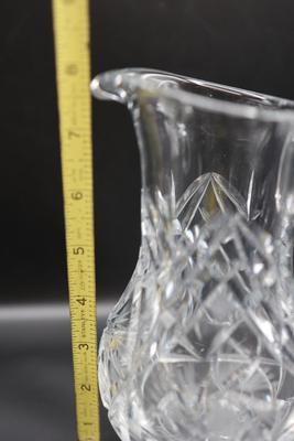 American Brilliant Cut Glass Crystal Pitcher Pin Wheel