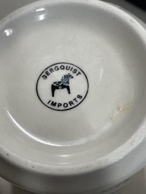 Signed pottery & Bergquist Imports mug
