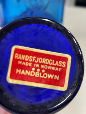 Paul Revere bottle & 2 Randsfjordglass glasses