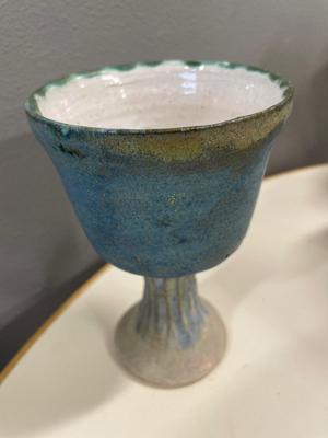 German wine pitcher and goblet