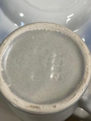 Pfaltzgraff mug with 2 plates