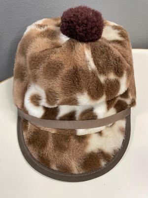 Animal print hat